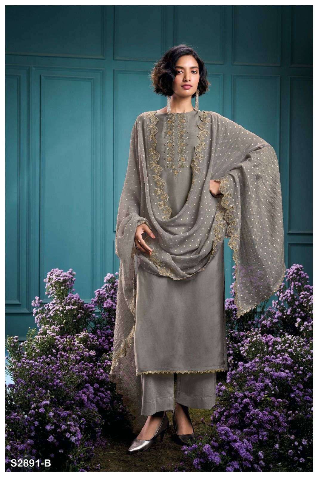 Ganga tahrah 2891 dress material wholesale in surat online